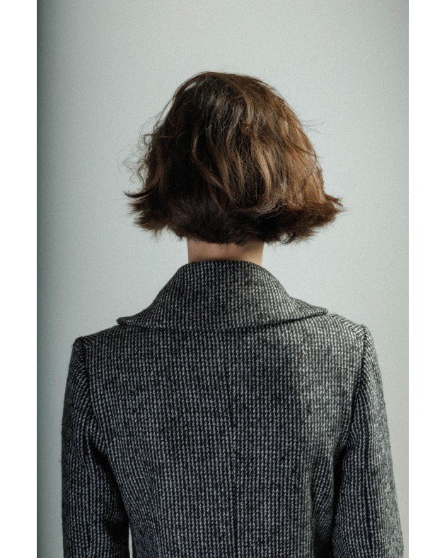 Ixos K23I10121 Black Long Coat - Image 5