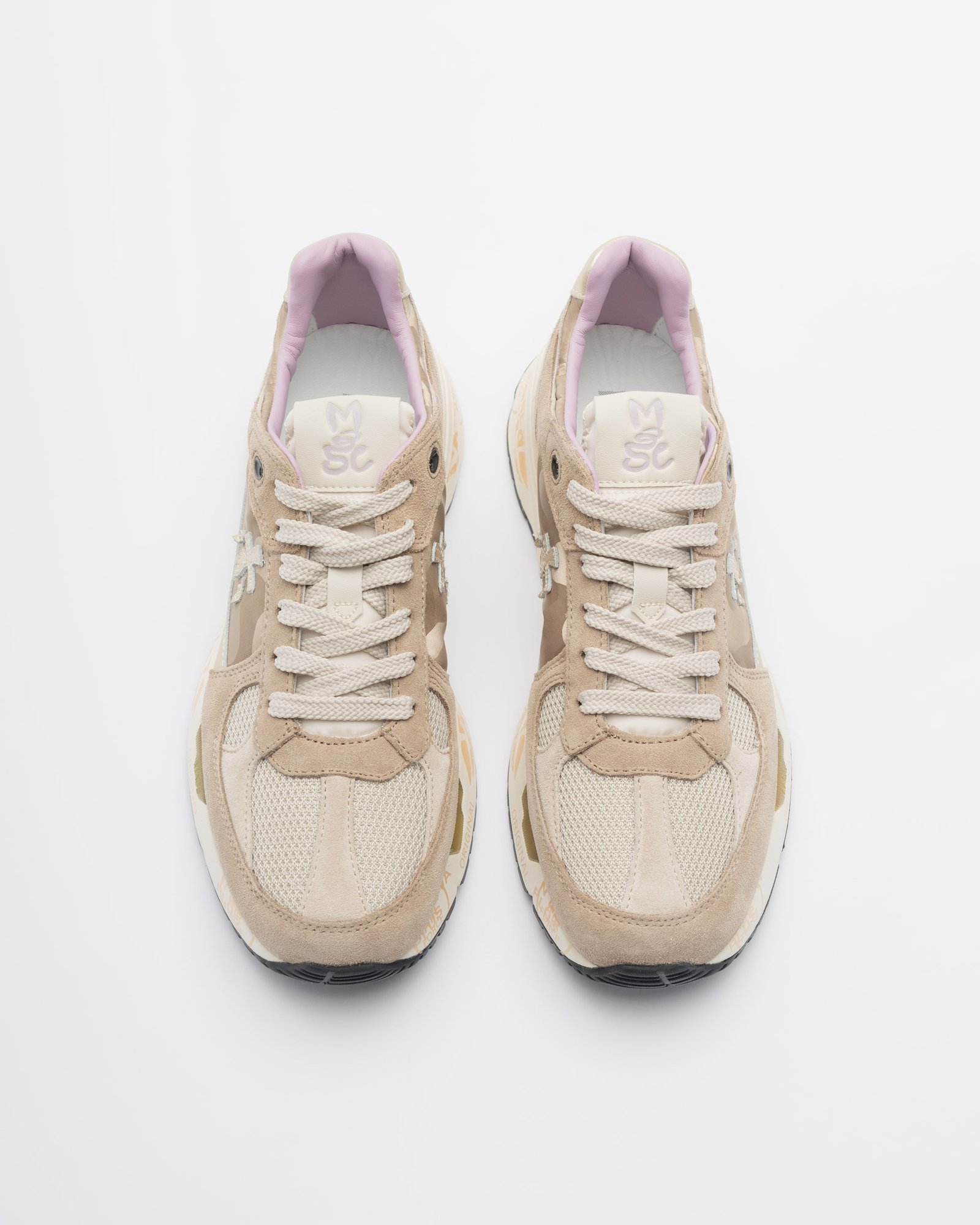 Premiata MASED 7004 Beige Sneakers - Image 2