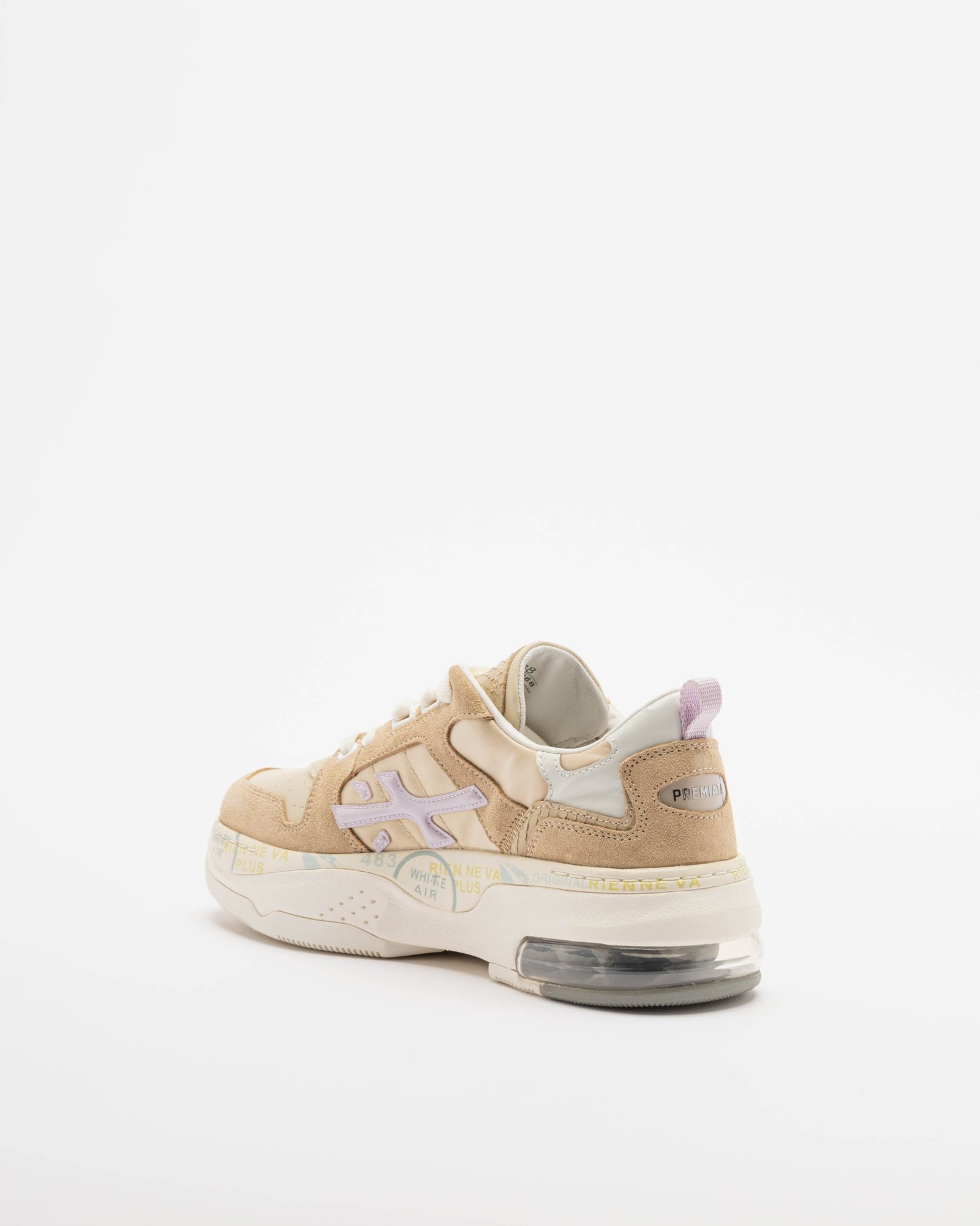 Premiata DRAKED 368 Beige Sneakers - Image 3