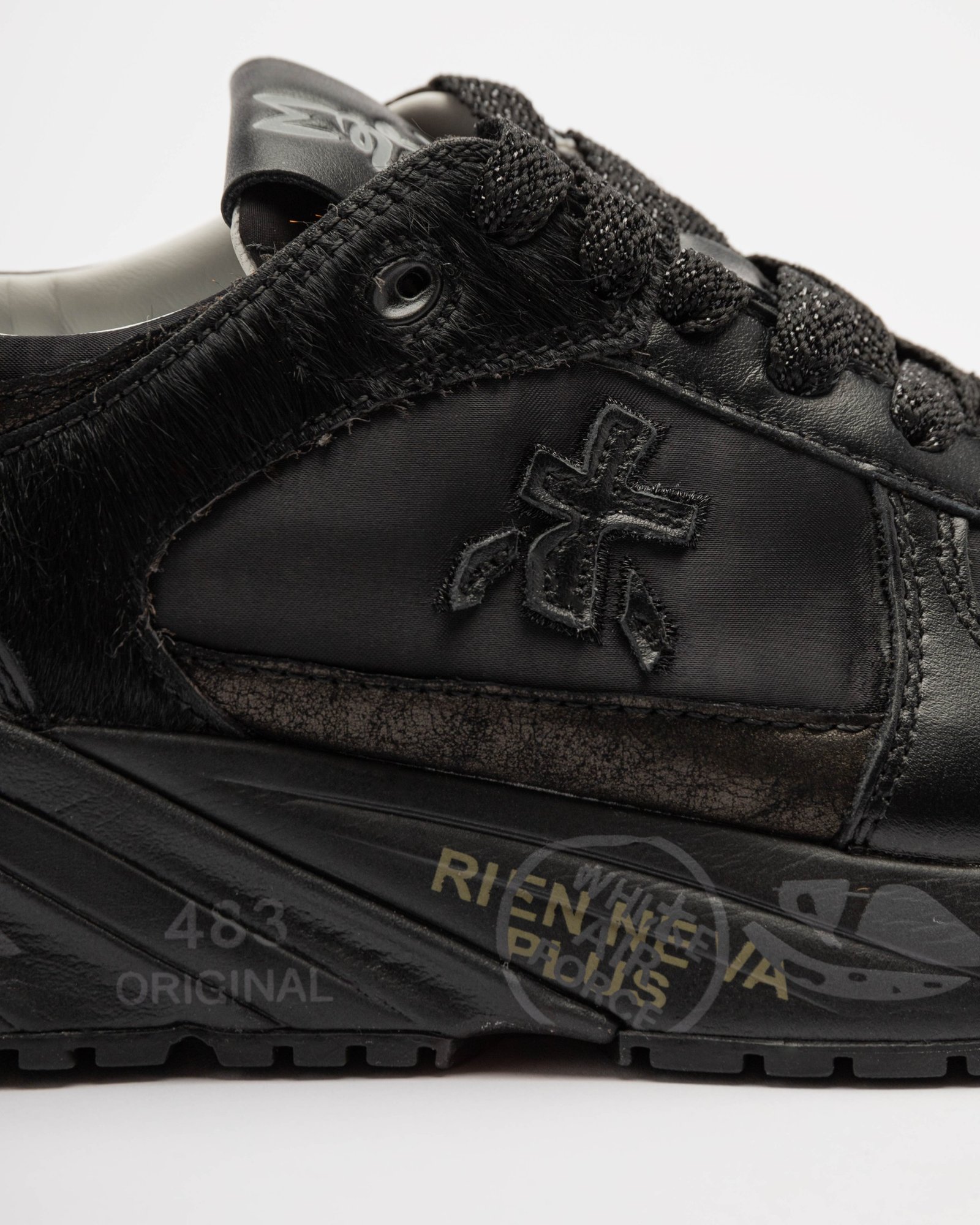 Premiata MASED 7066 Black Sneakers - Image 4