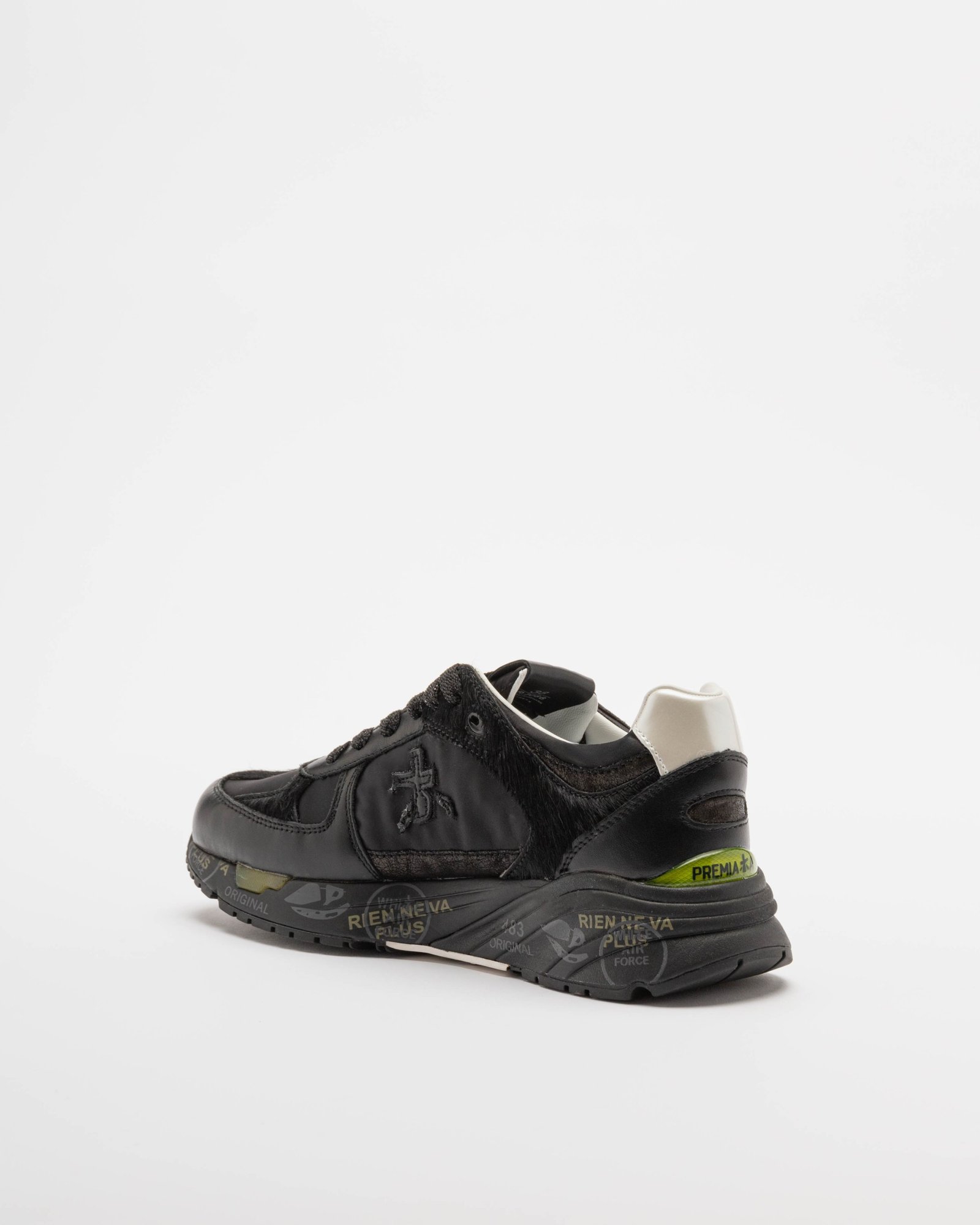 Premiata MASED 7066 Black Sneakers - Image 3