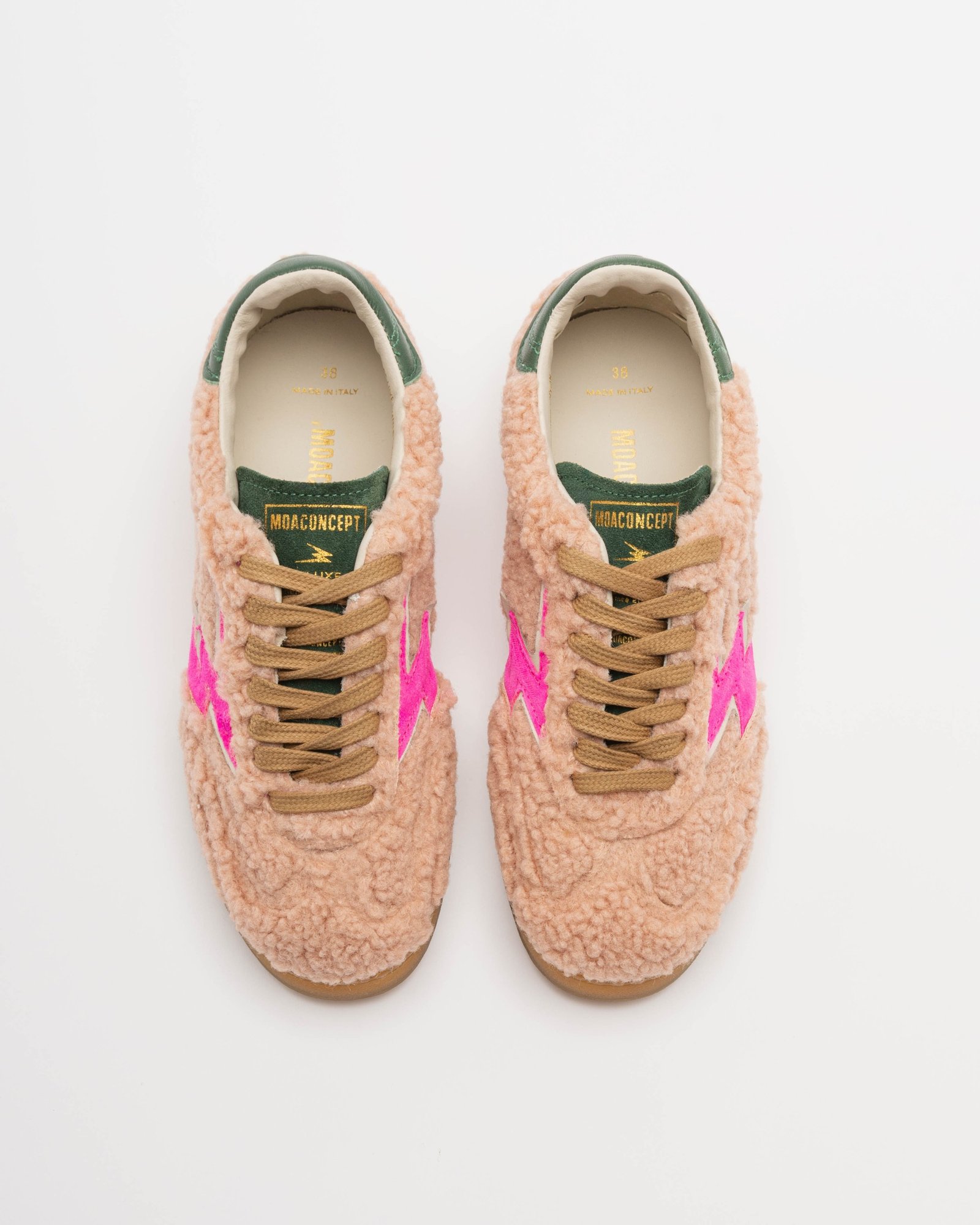 Moa MG707 Beige Sneakers - Image 2