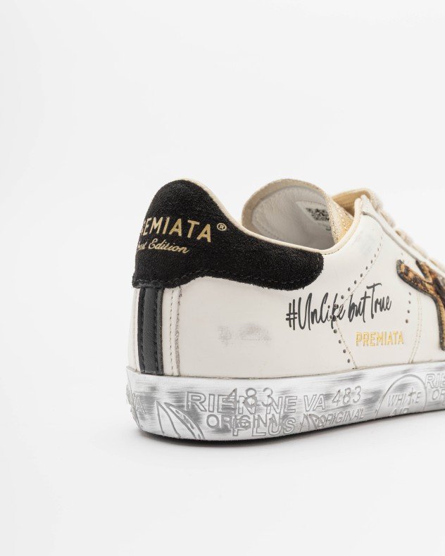 Premiata STEVEND 7605 White Sneakers - Image 5