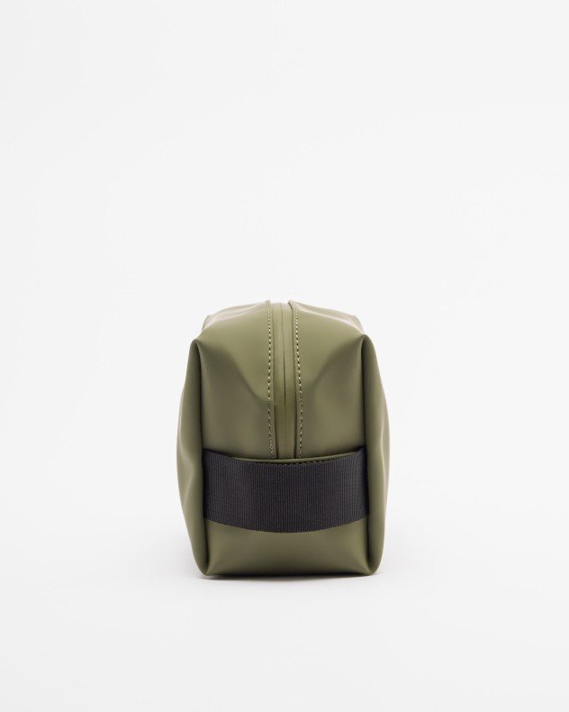 Necessaire Rains Wash Bag Small Green - Image 5