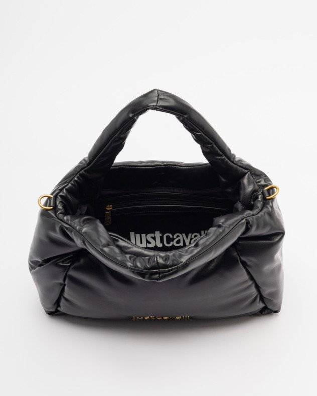 Just Cavalli Puffy Foulard Bag Black - Image 5