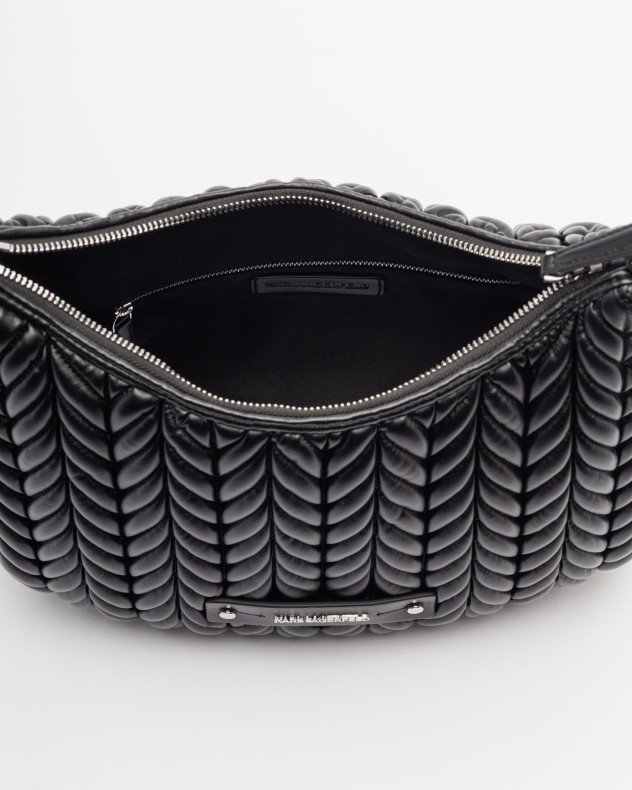 Karl Lagerfeld K/Weave Hobo bag Black - Image 5