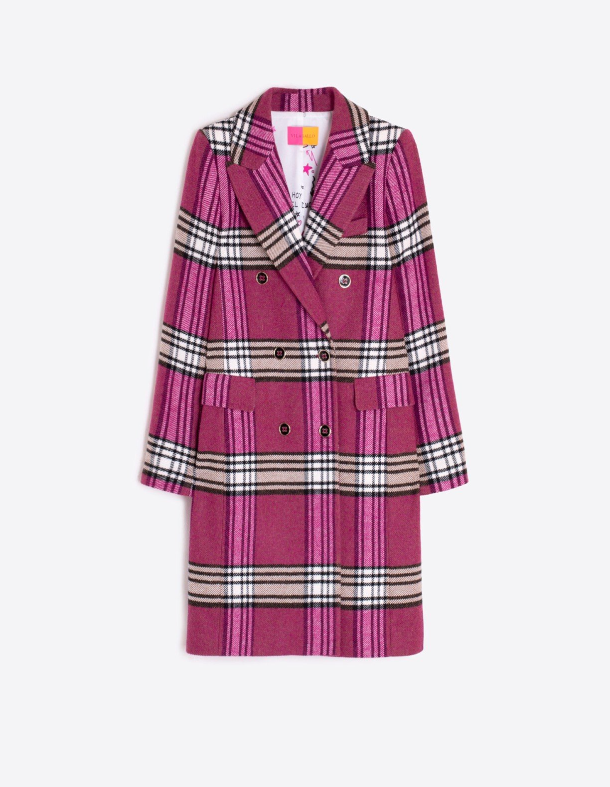 VilaGallo ARICIA EMB LANA GRIS Gray Overcoat - Image 4