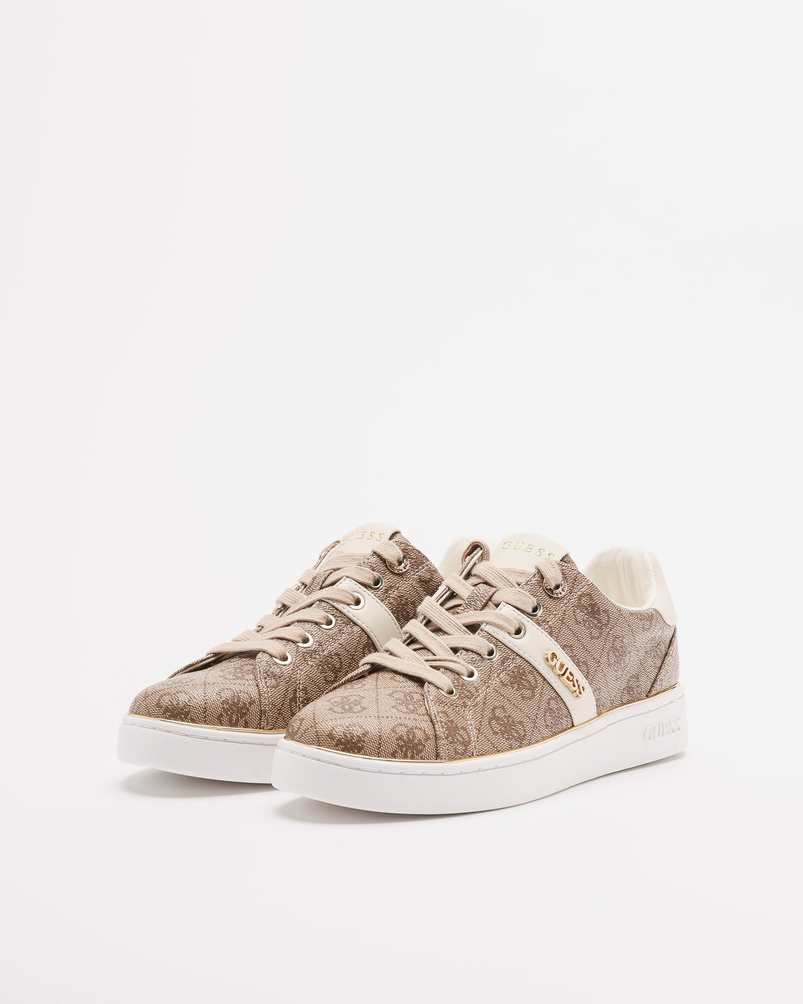 Guess FLFBTZFAL12 Beige Sneakers - Image 2