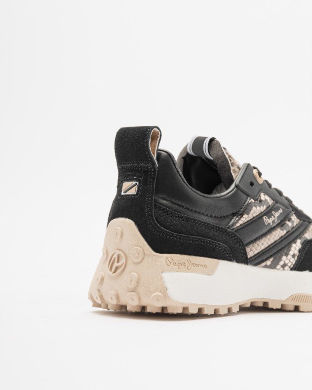 Pepe Jeans London Lucky Fenix Black Sneakers - Image 5