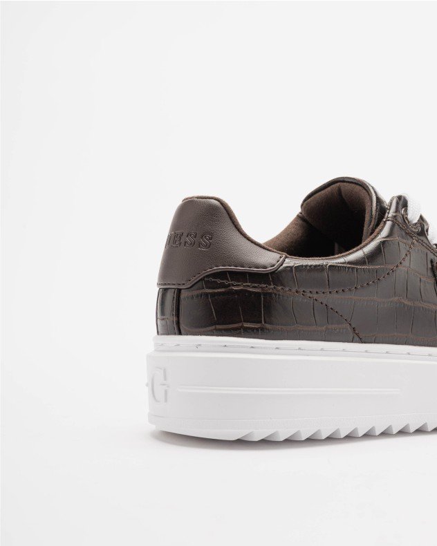 Guess FLFD15PEL12 Brown Sneakers - Image 5