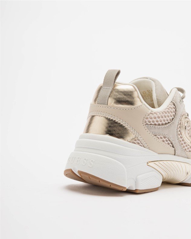Guess FLFI3BESU12 Beige Sneakers - Image 5