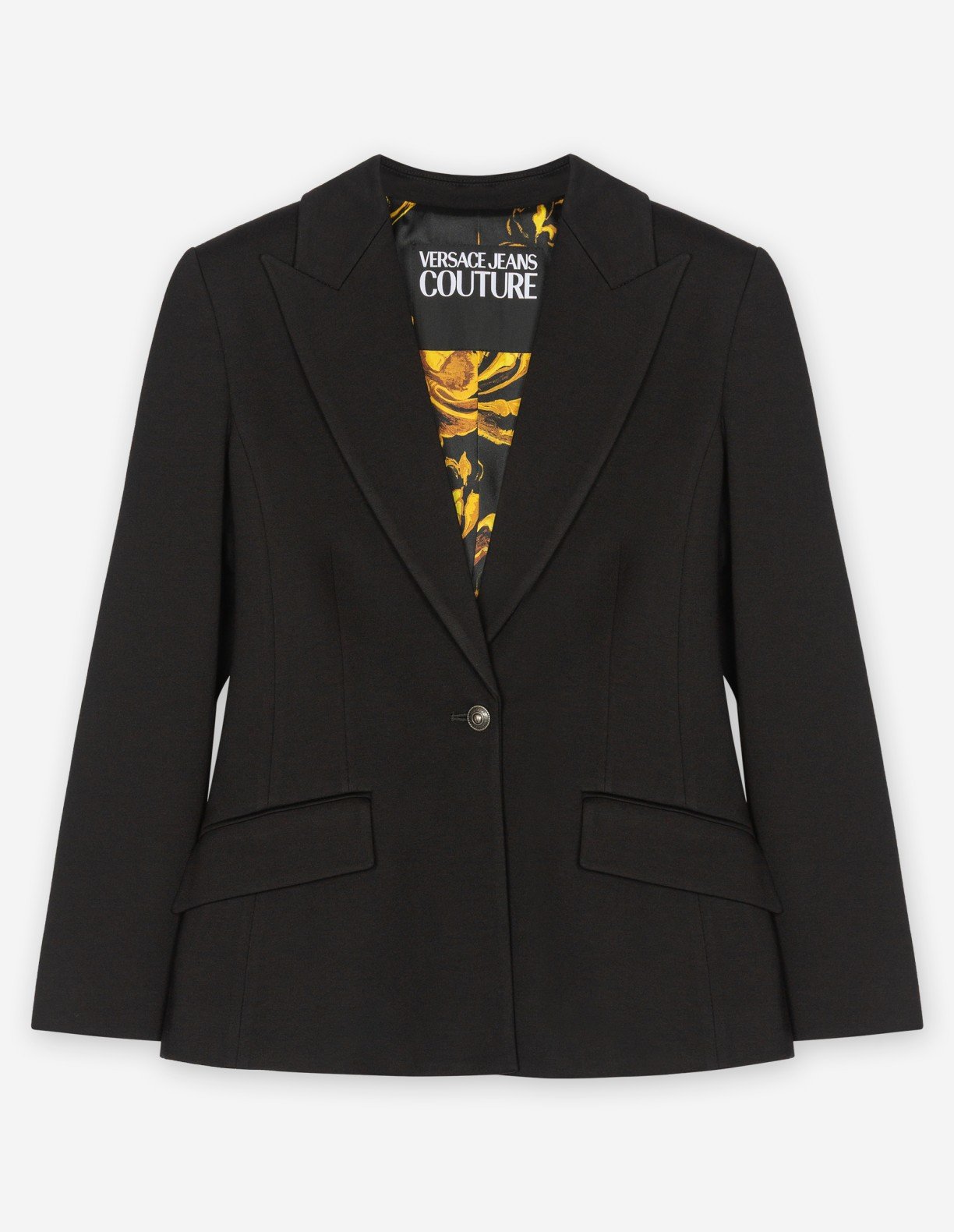 Versace Jeans Couture R Buckles Blazer Black