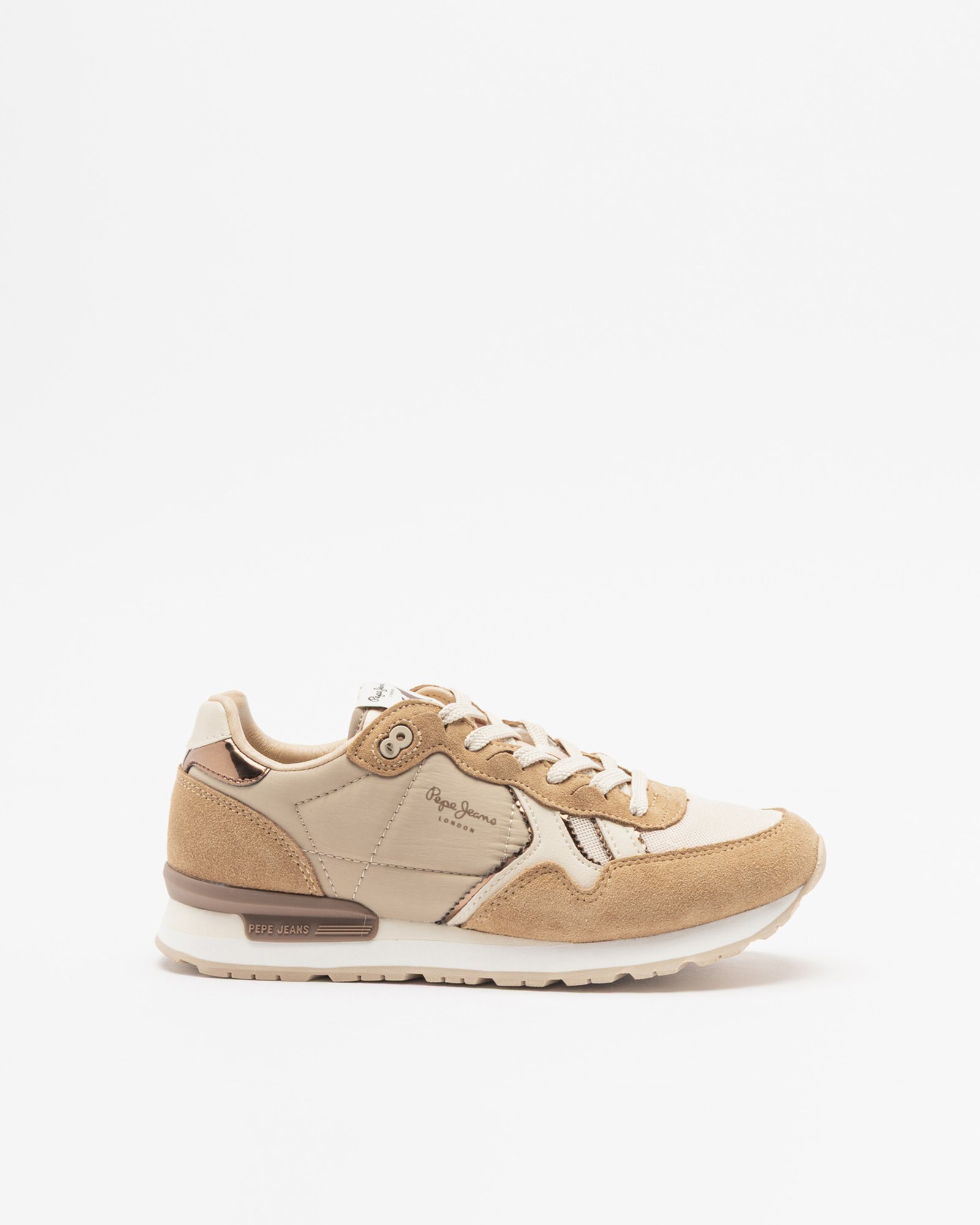 Pepe Jeans London Brit Mirror Camel sneakers