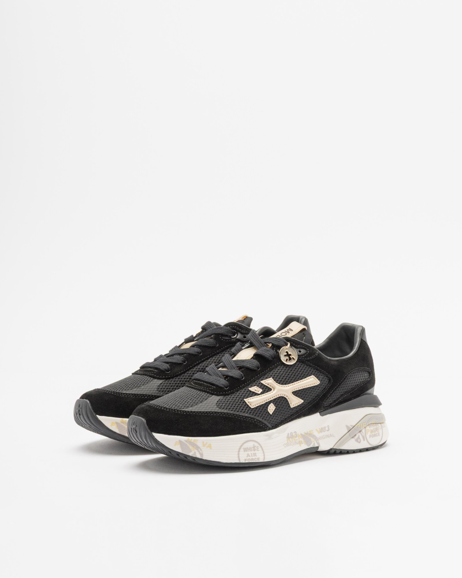Premiata MOERUND 7799 Black Sneakers - Image 2