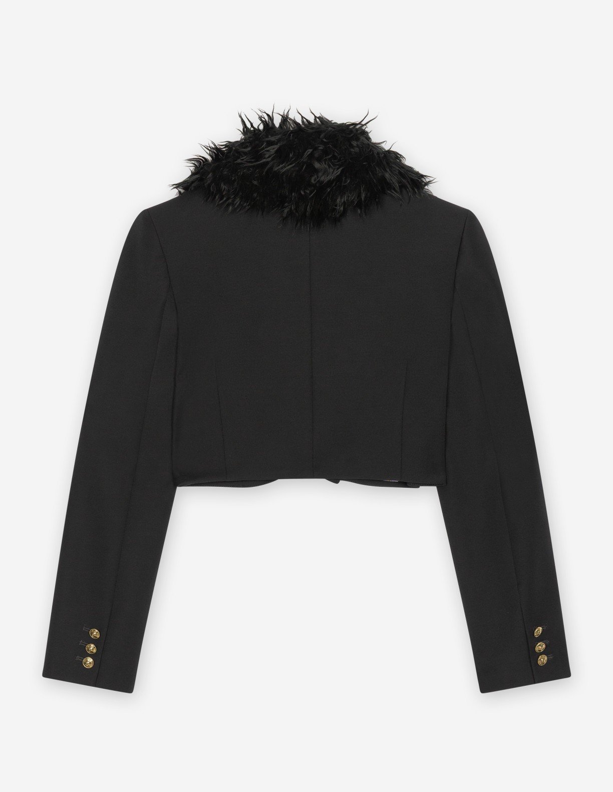 Versace Jeans Couture Cropped Jacket 79HAQ700 Black - Image 3