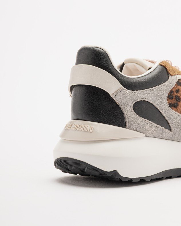 Moschino Love Sneakers JA15415G0N Brown - Image 5