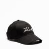 Karl Lagerfeld K/Signature Glitter Cap Black Boné - Black