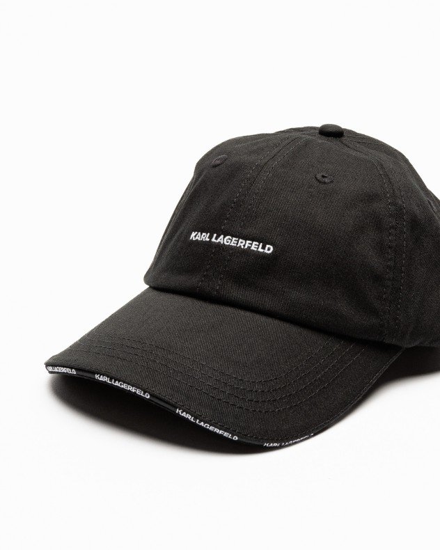 Karl Lagerfeld K/Essential Logo Cap Black Boné - Black