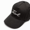 Karl Lagerfeld K/Signature Glitter Cap Black Boné - Black