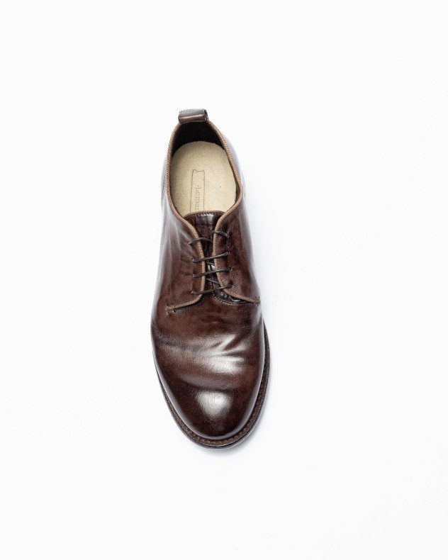 Lemargo GB01A Camel Derby shoes - Brown