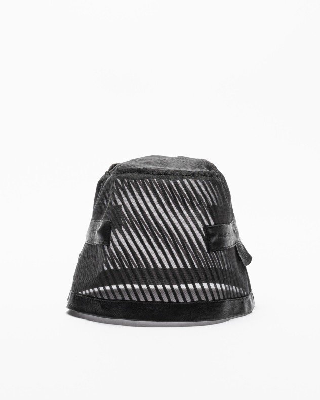 Papucei B.PIN White Bucket hat - Black