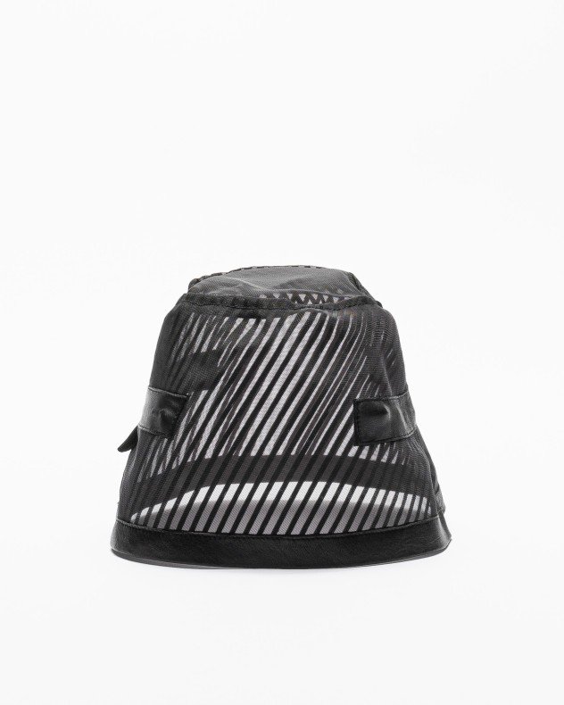 Papucei B.PIN White Bucket hat - Black