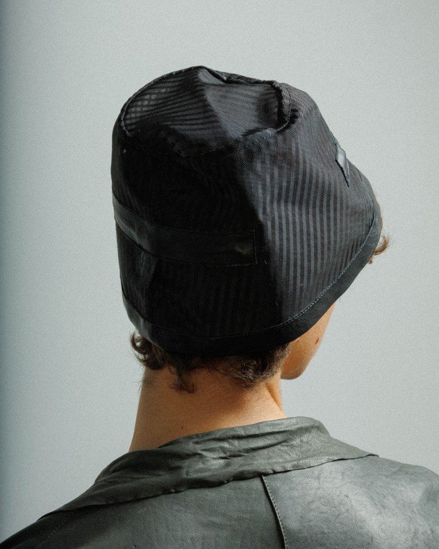 Papucei B.PIN White Bucket hat - Black