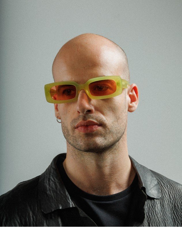District people Flamengo 003 Green Sunglasses - Green