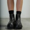 Trippen Gibbous Black Platform boots - Black