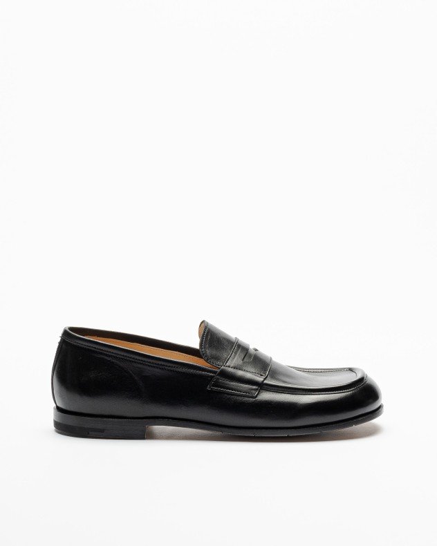 Premiata 32173 Black Loafers - Black