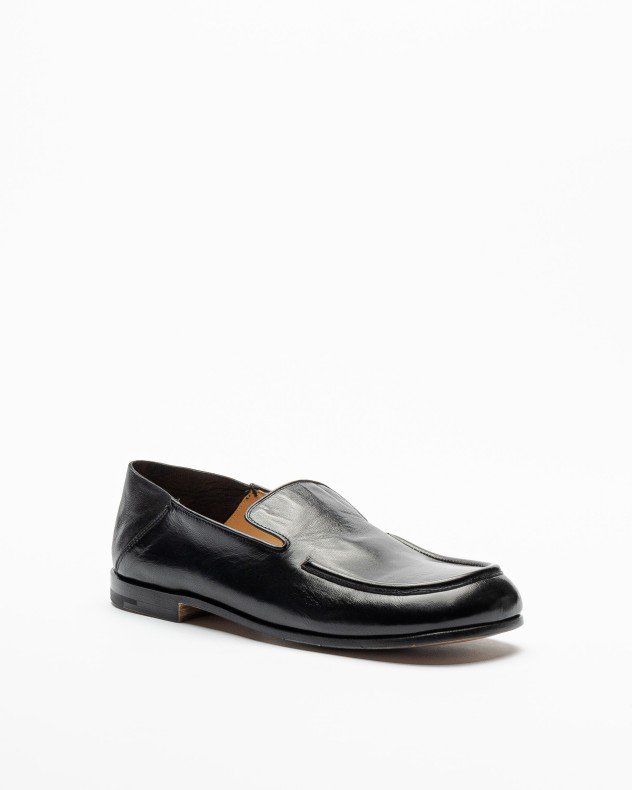 Premiata 32172 Black Loafers - Black