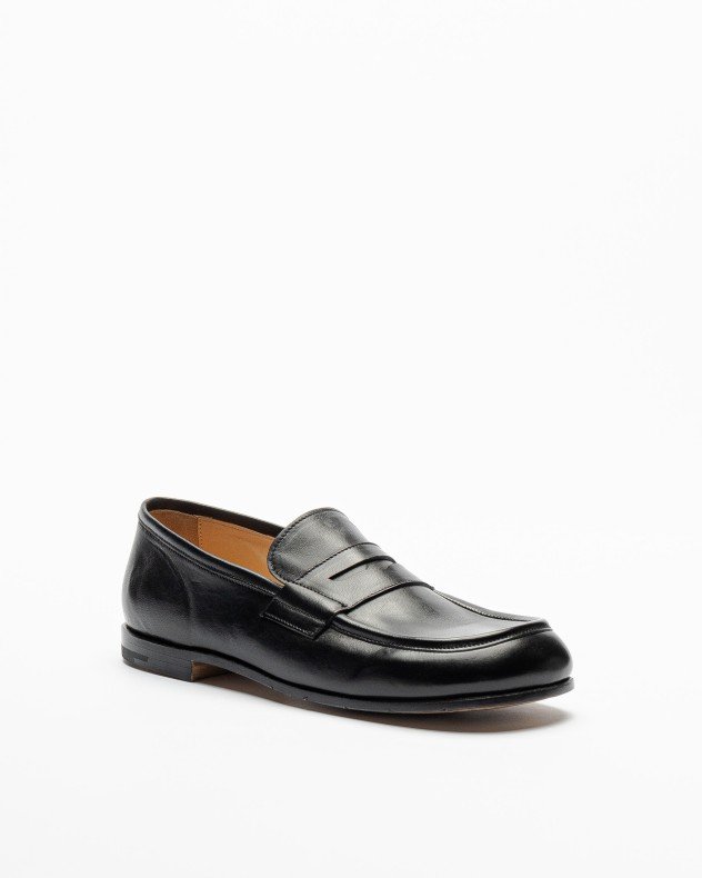 Premiata 32173 Black Loafers - Black