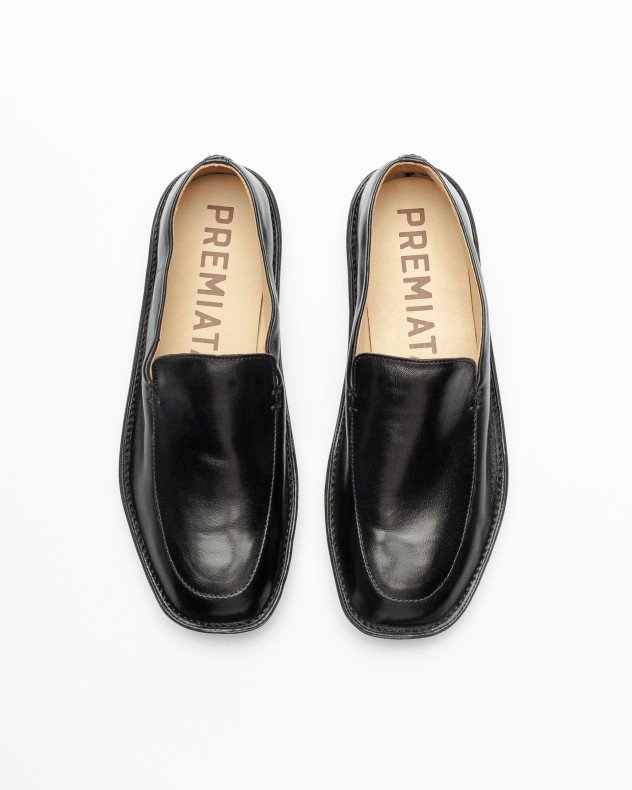 Premiata 32182 Black Moccasins - Black