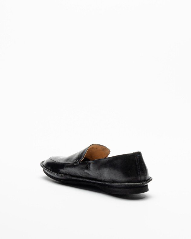 Premiata 32182 Black Moccasins - Black