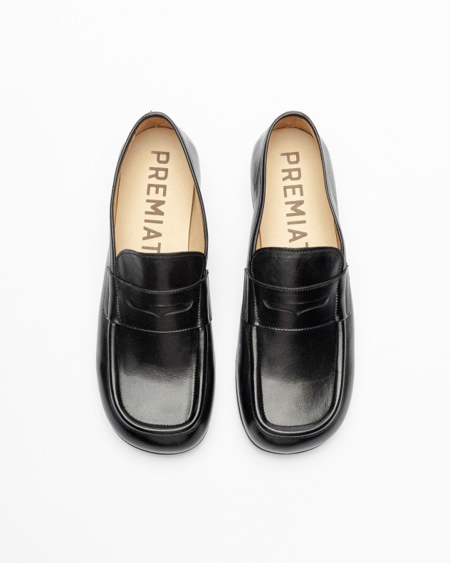 Premiata 32173 Black Loafers - Black