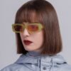 District people Flamengo 003 Green Sunglasses - Green