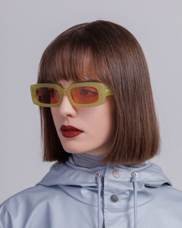 District people Flamengo 003 Green Sunglasses - Green