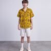 OAS Galbanum Terry Cuba Yellow Short sleeve shirt - Yellow