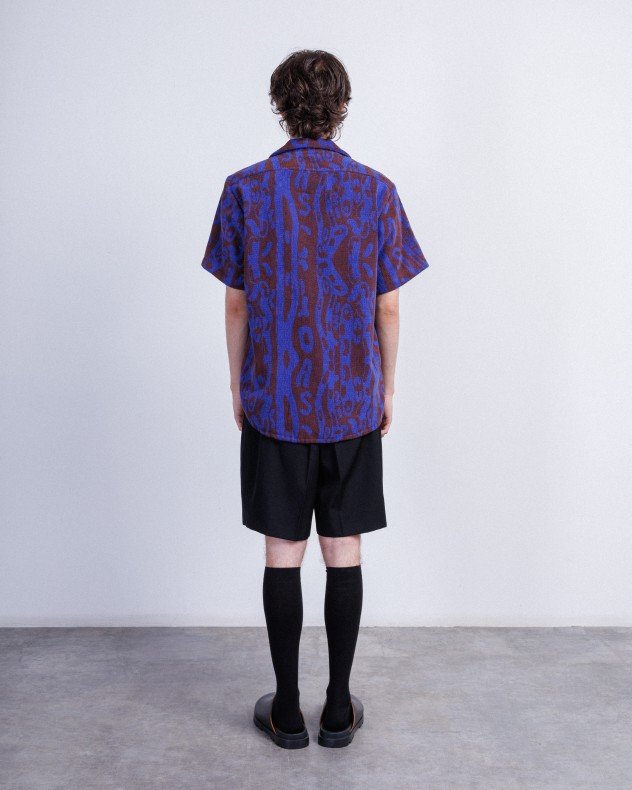 OAS Thenards Jiggle Cuba Blue Shirt - Blue