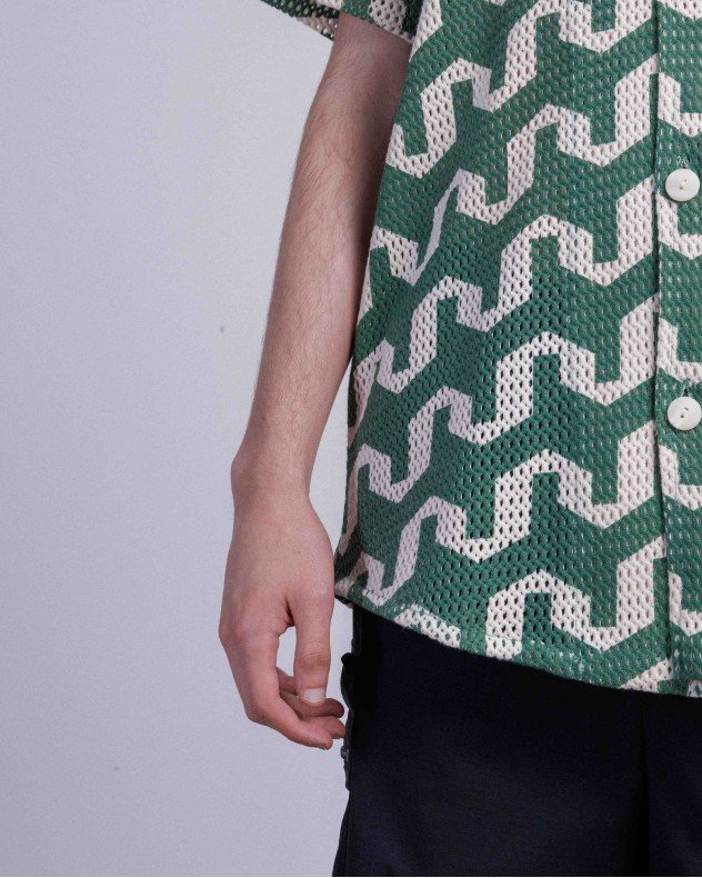 OAS Atlas Cuba Green Short sleeve shirt - Green