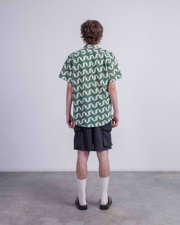 OAS Atlas Cuba Green Short sleeve shirt - Green