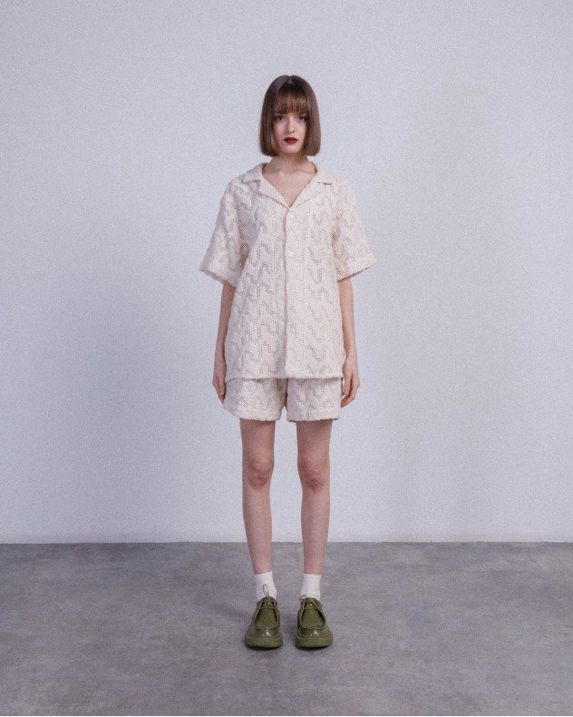 OAS Atlas cuba Beige Short sleeve shirt - Beige