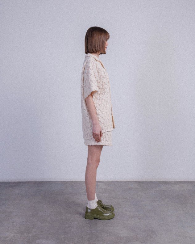 OAS Atlas cuba Beige Short sleeve shirt - Beige