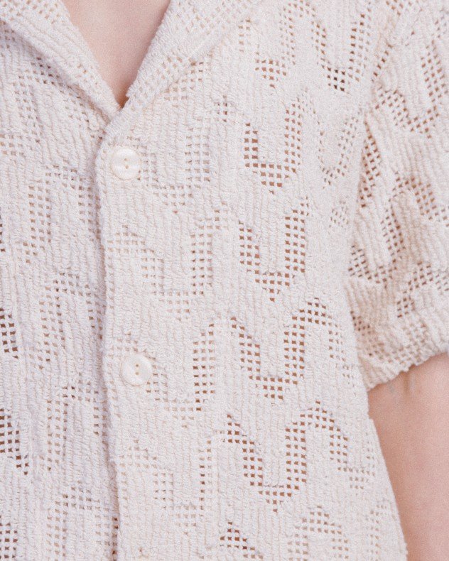 OAS Atlas cuba Beige Short sleeve shirt - Beige