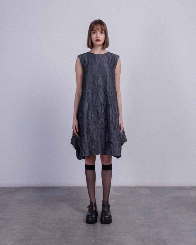 D-Ross 30.225-6 Gray Dress - Gray