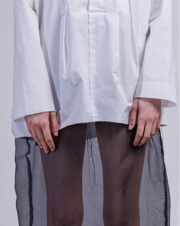 D-Ross 28.53-110 White Long shirt - White