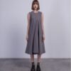 Malloni M24E40788 Gray Long dress - Gray
