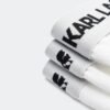 Karl Lagerfeld Logo Set - Pack 3 Multicolour Briefs - White