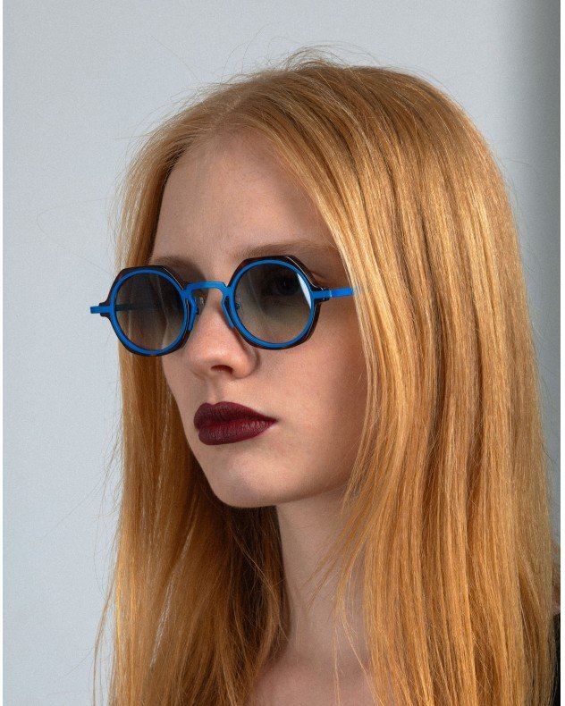 District people HARLEM 04 Blue Sunglasses - Blue