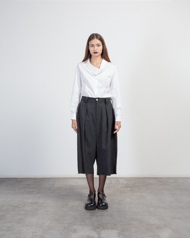 Le Ruemarcel MANAMI Black Shirt - White